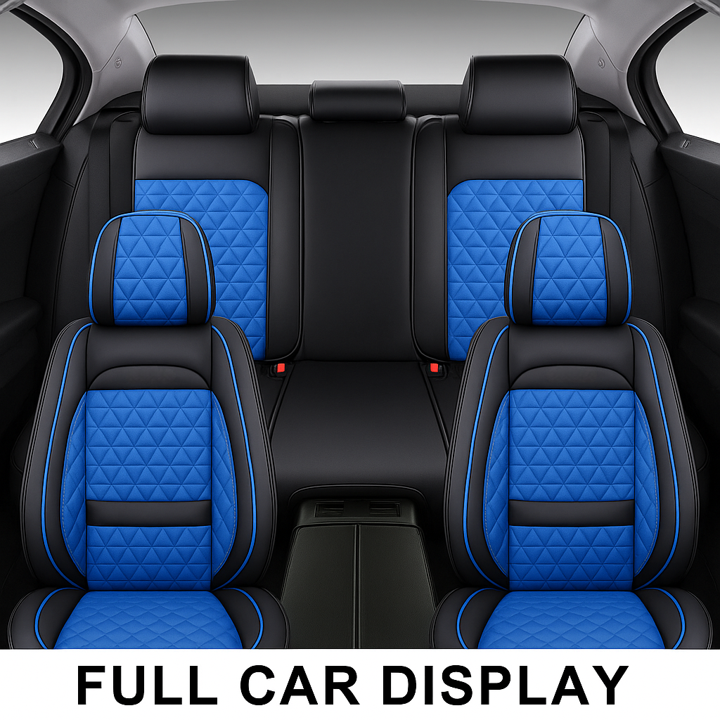SCS™ Premium Nappa Leather Seat Covers | Custom Fit for Cars, SUVs & Trucks