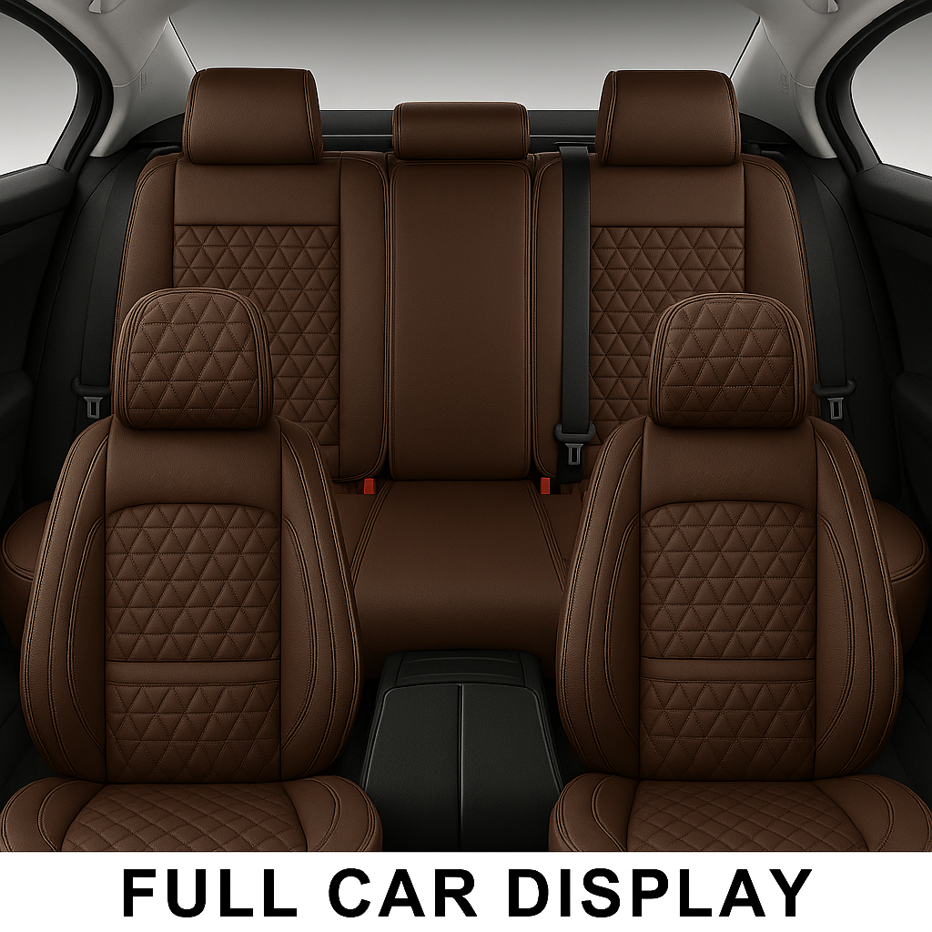 SCS™ Premium Nappa Leather Seat Covers | Custom Fit for Cars, SUVs & Trucks