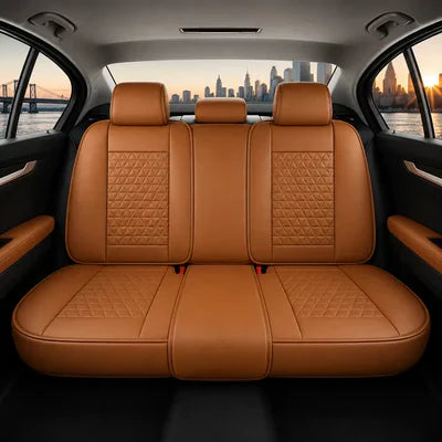 SCS™ Premium Nappa Leather Seat Covers | Custom Fit for Cars, SUVs & Trucks