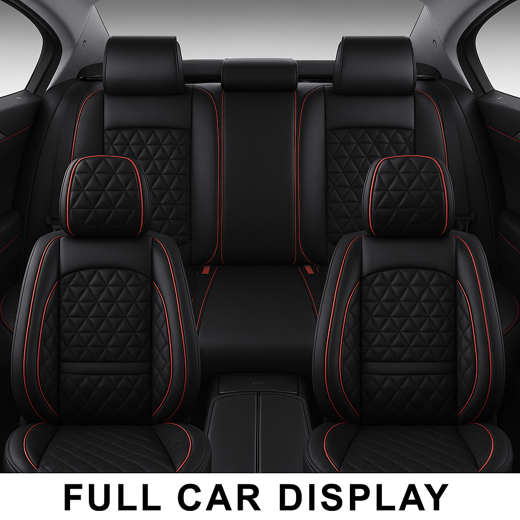 SCS™ Premium Nappa Leather Seat Covers | Custom Fit for Cars, SUVs & Trucks