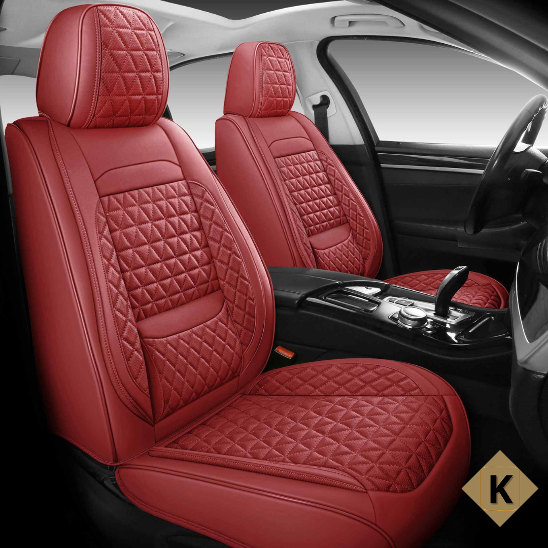Wine Red seat covers - Seat Cover Solutions