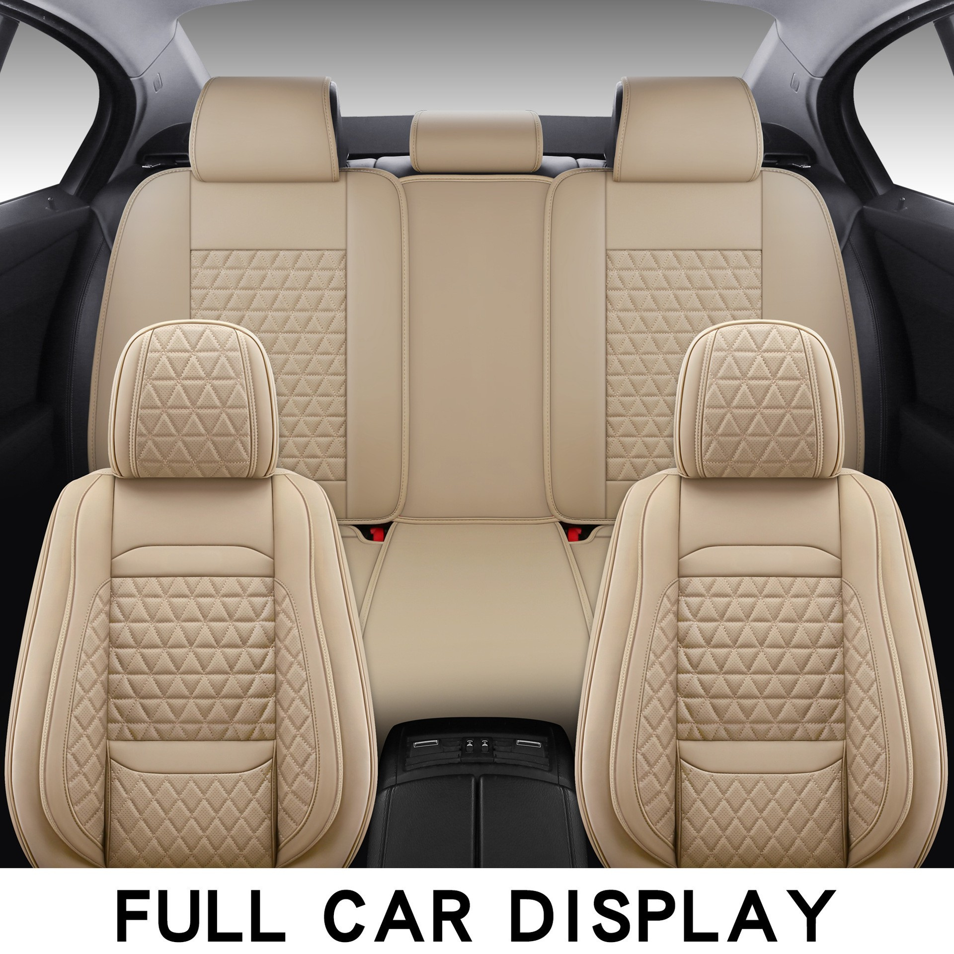 SCS™ Premium Nappa Leather Seat Covers | Custom Fit for Cars, SUVs & Trucks